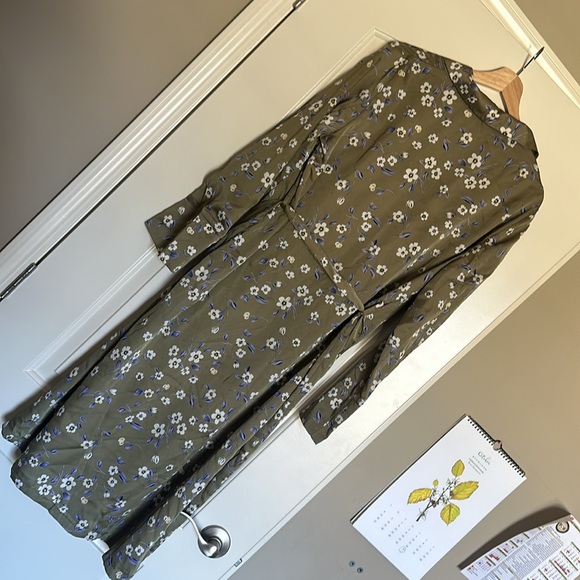 Floral Bohemian Boho Fall Duster Jacket - Picture 3 of 4